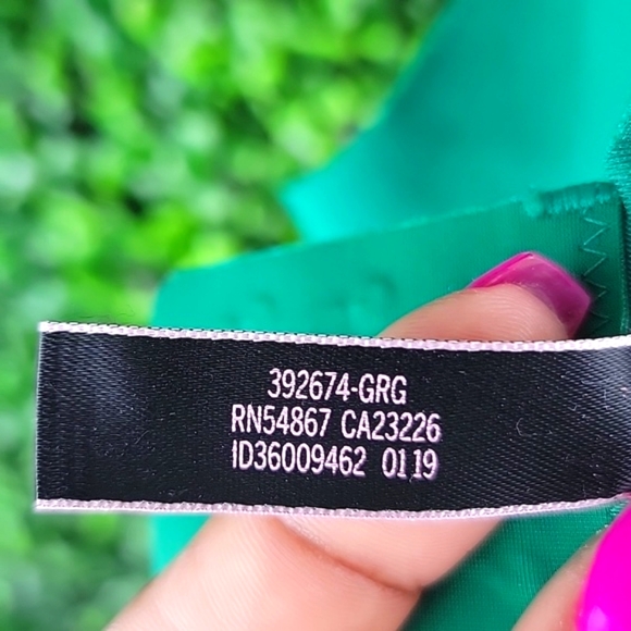 Victoria's Secret Womens Lined Padded Demi Bra Green Size 34DD - Picture 9 of 11